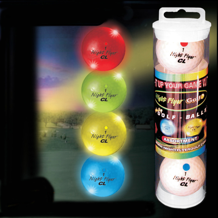 Night Flyer Golf Balls LED Mix 4pack Tillbehör Golf Köp nu
